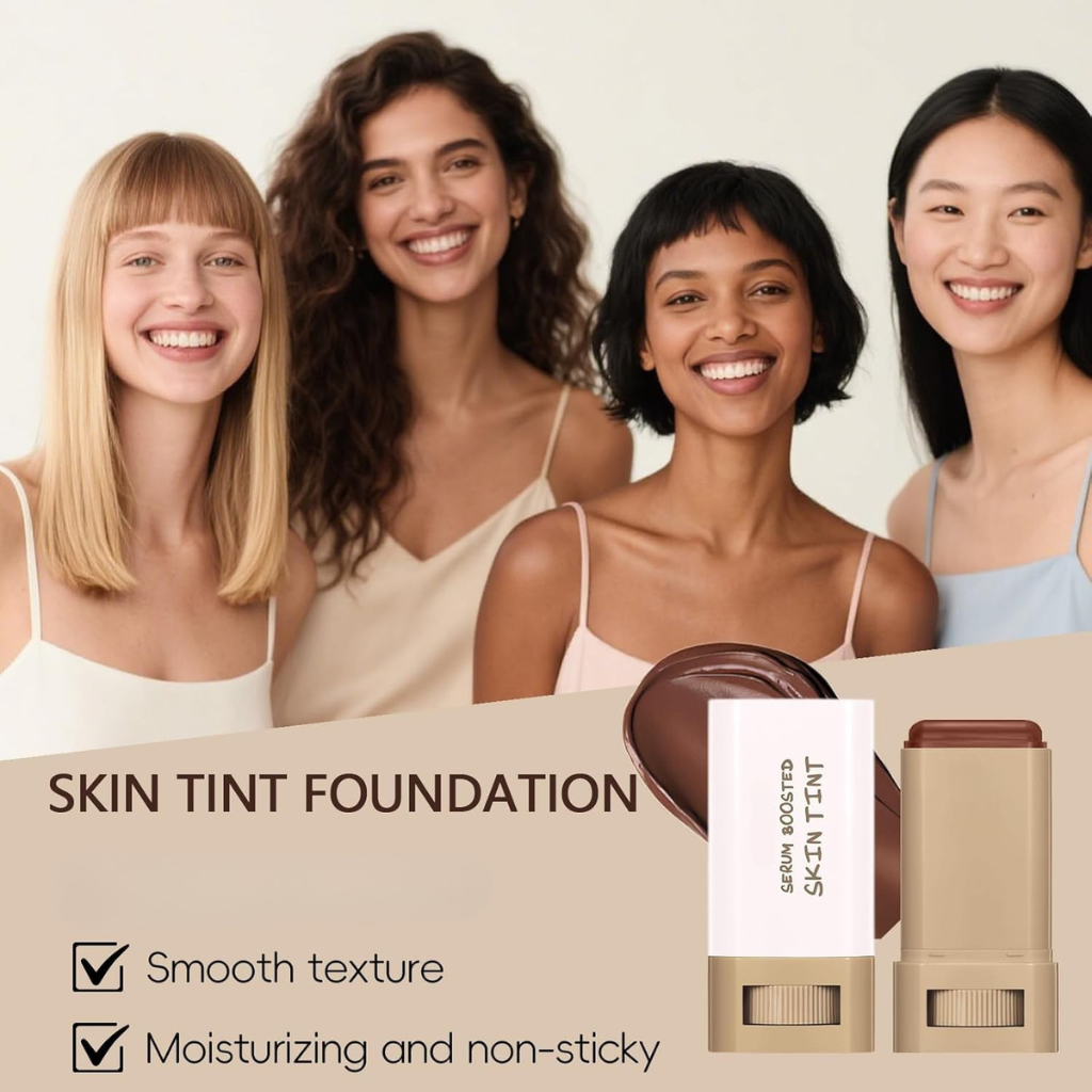 Group of diverse women showcasing the Helia ενυδατικό αστάρι and its smooth, moisturizing formula.